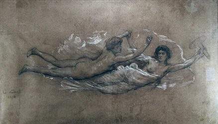 Scienza e Verità - Cartone per il trasferimento del grande sipario del Teatro Municipale di Rio de Janeiro